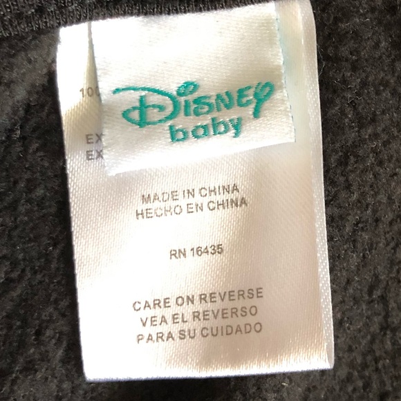 Mickey Mouse sleeper/ costume 3/6 month zip up - Picture 4 of 7